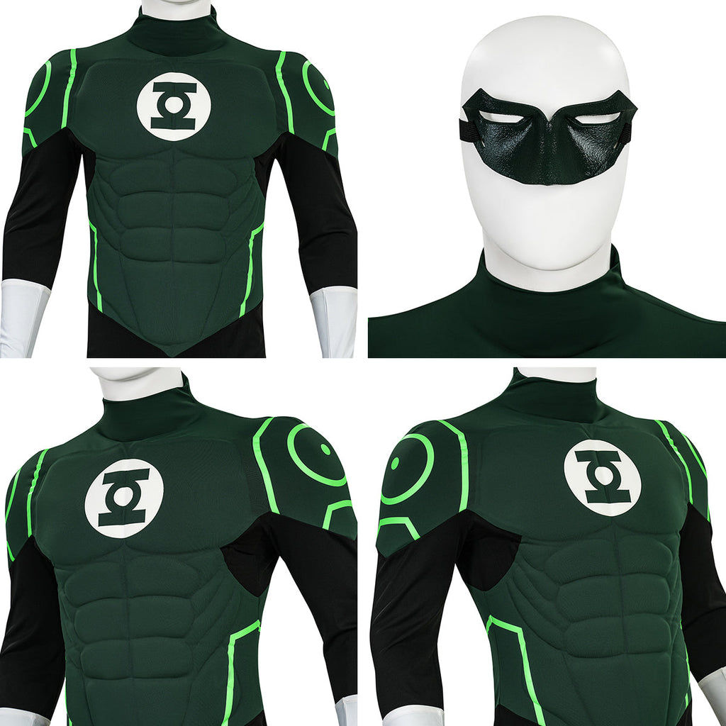 Green Lantern Hal Jordan Cosplay Costume - No Boots