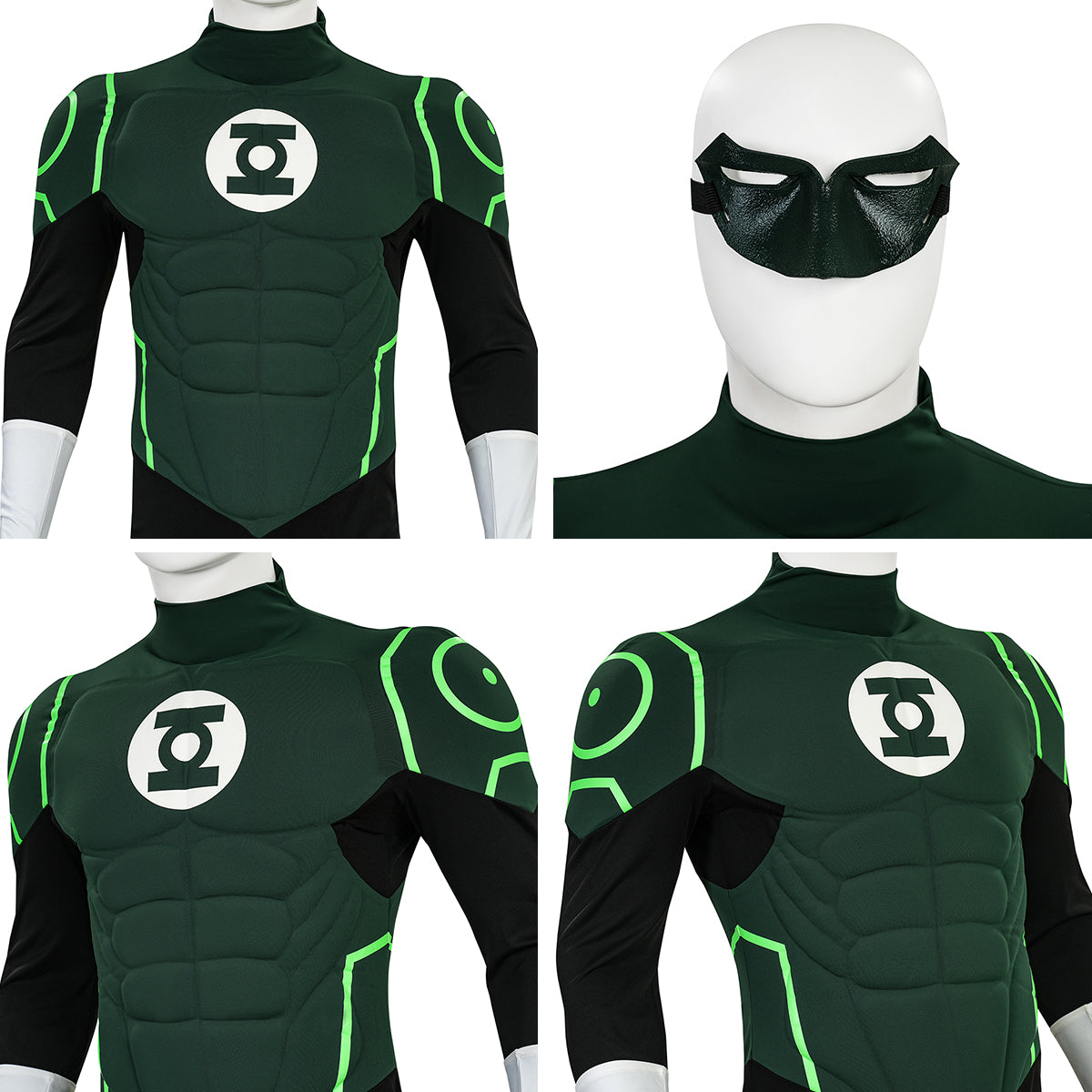 Green Lantern Hal Jordan Cosplay Costume - No Boots