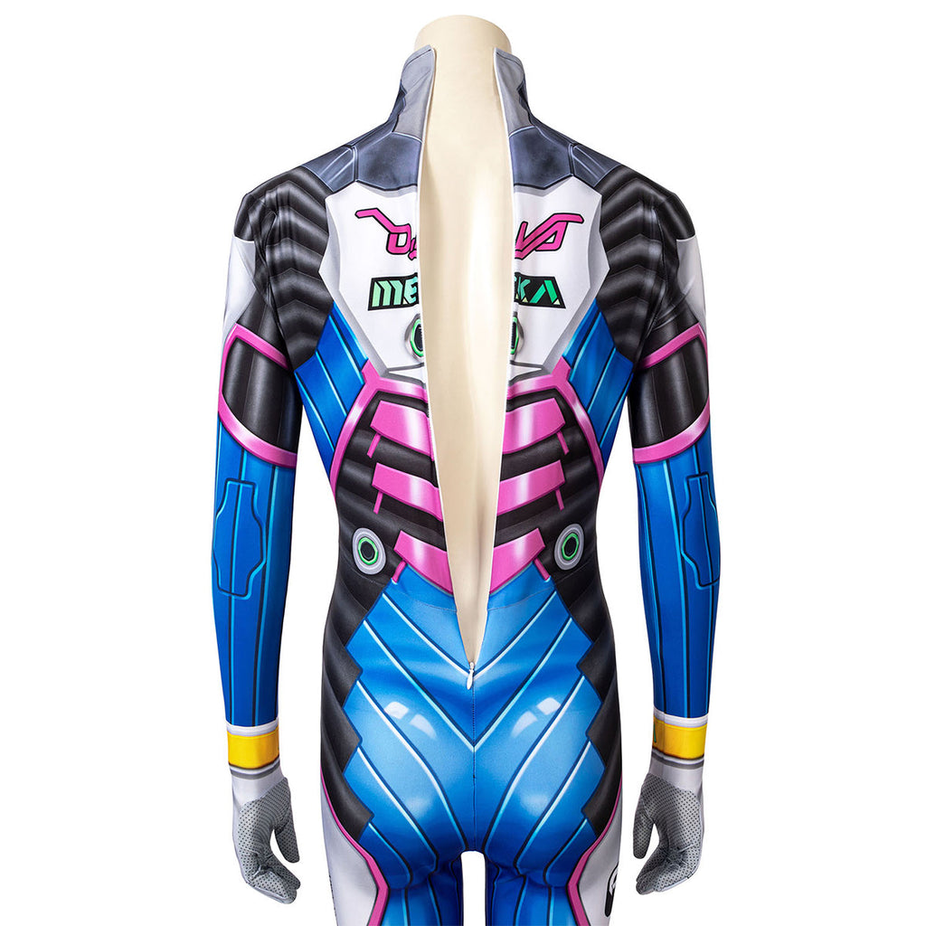 Overwatch D.Va Hana Song Cosplay Jumpsuit — Jumpsuit Only