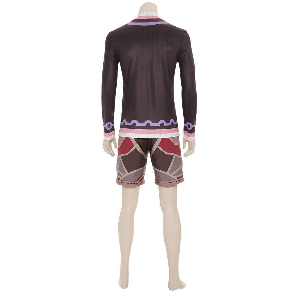 Xenoblade Chronicles: Definitive Edition Shulk Purple Cosplay Costume