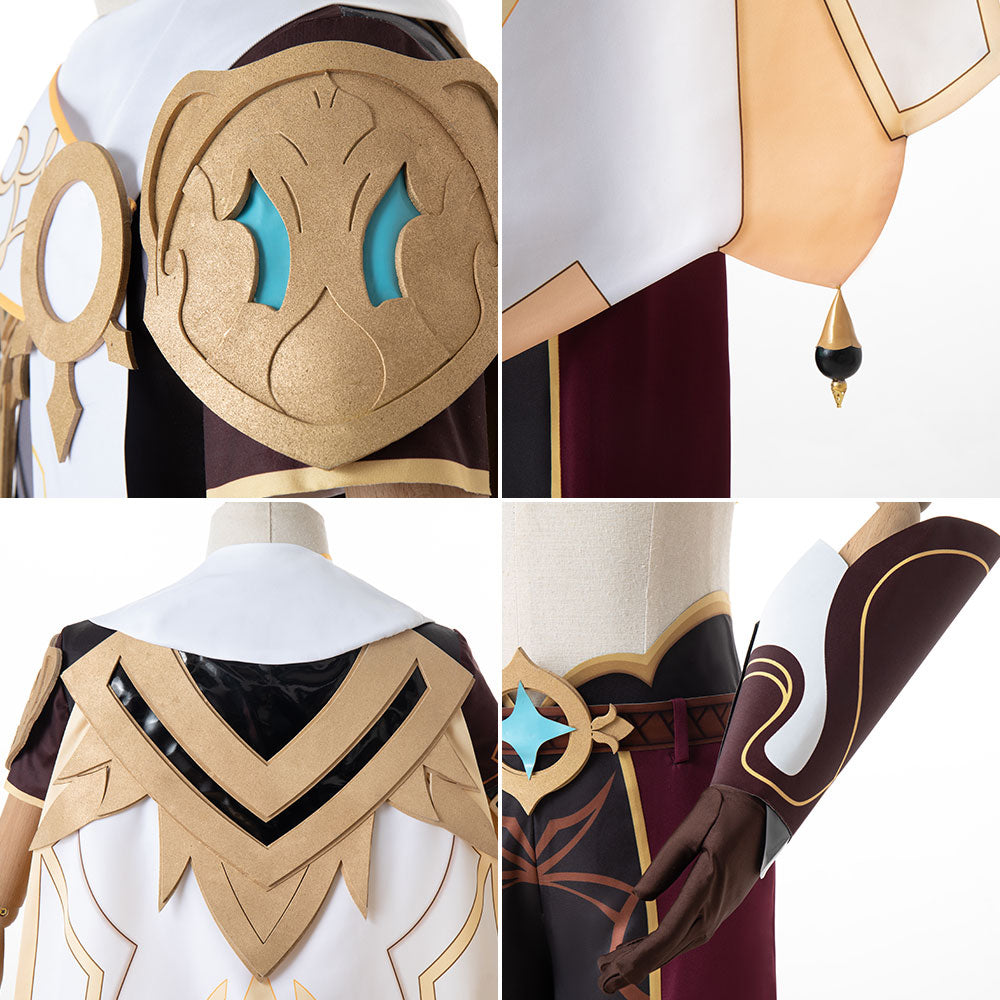 Genshin Impact Aether Traveler Cosplay Costume
