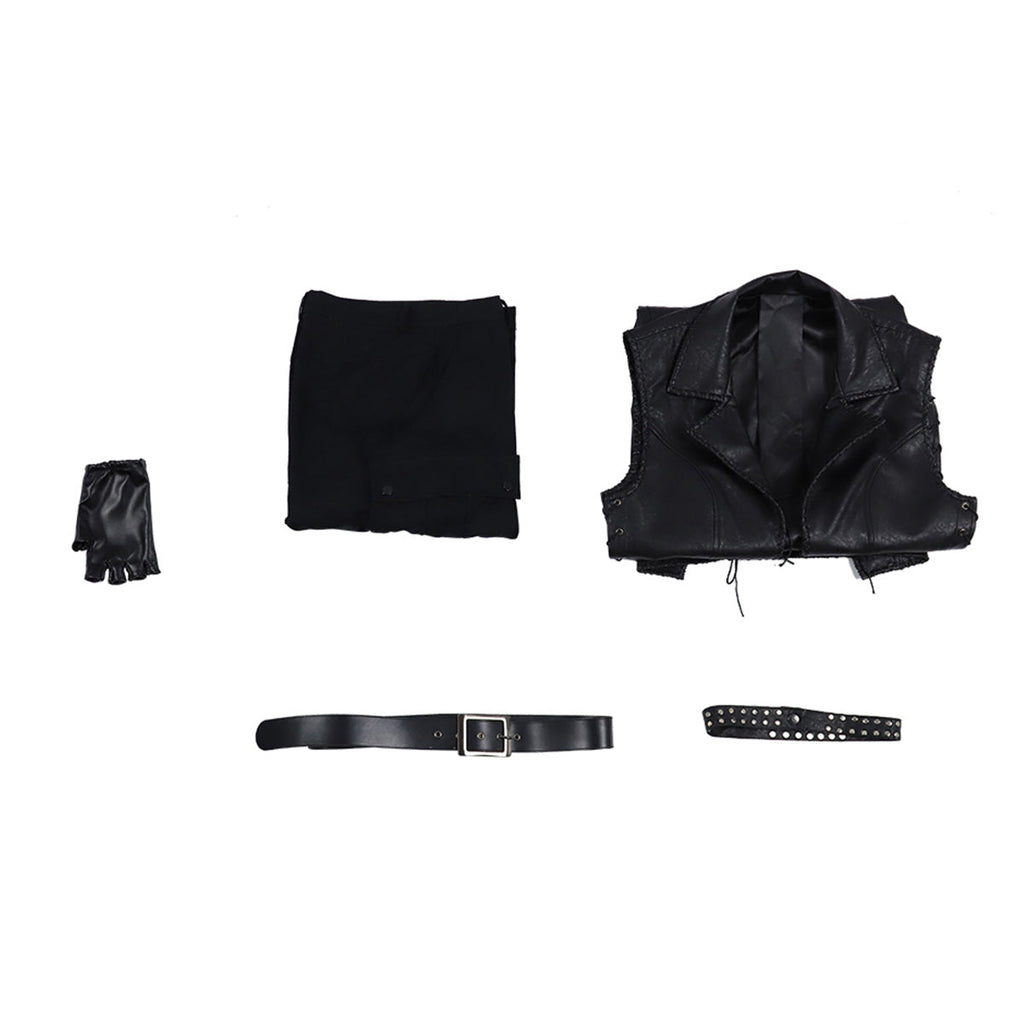 Devil May Cry 5 V Black Sleeveless Cosplay Costume
