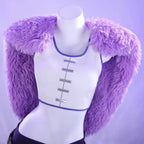 One Piece Nico Robin Elbaph Purple Cosplay Costume