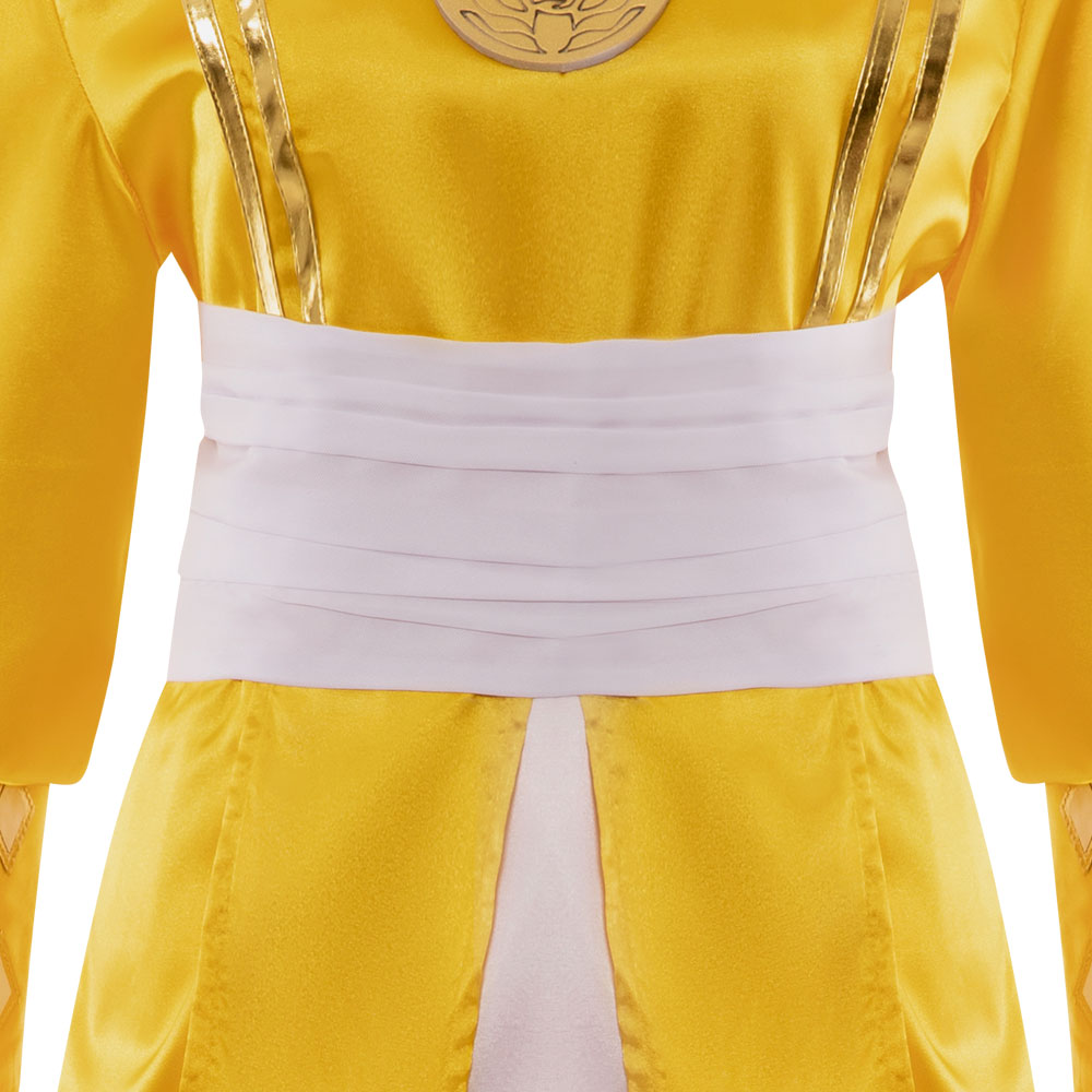 Power Rangers Yellow Ninjetti Ranger B Edition Cosplay Costume