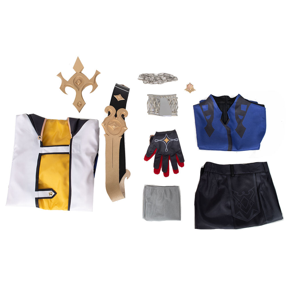 Genshin Impact Albedo Halloween Cosplay Costume