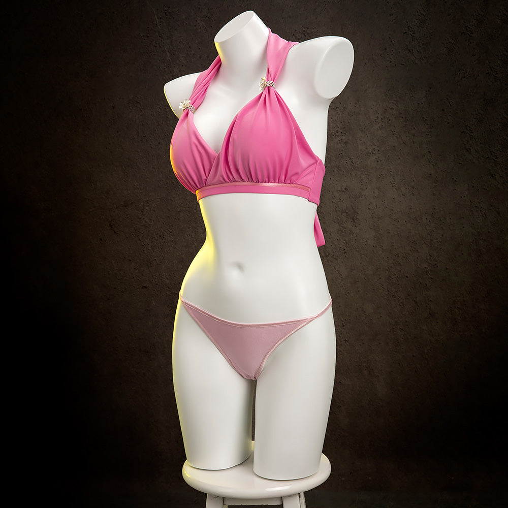 Final Fantasy VII Rebirth Aerith Gainsborough Cosplay Swimsuit