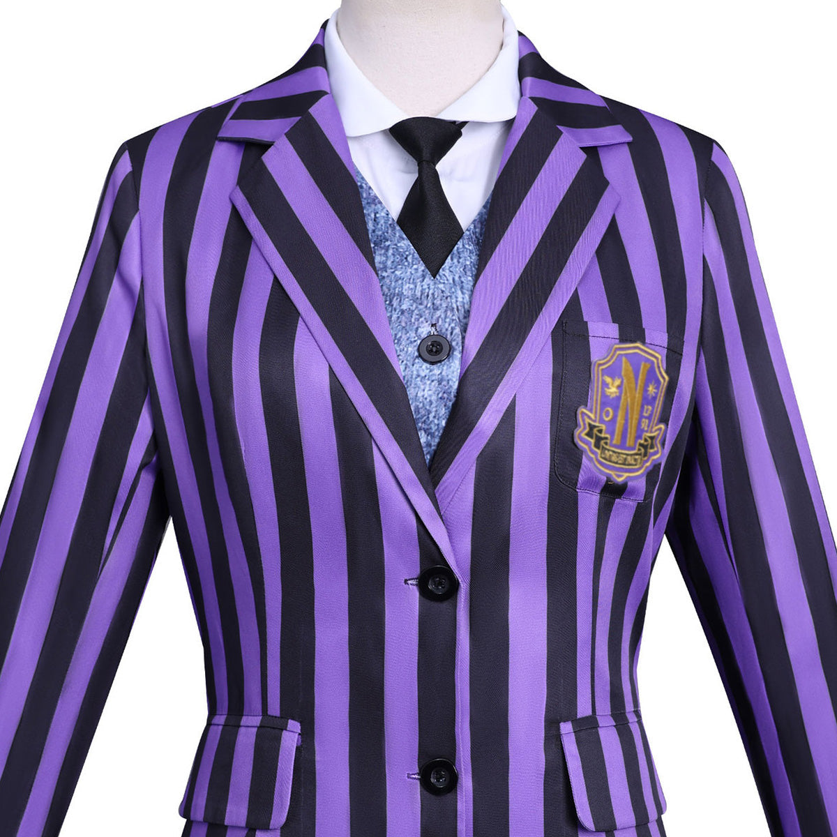 Wednesday Season 2 Agnes DeMille Purple Uniform Costume