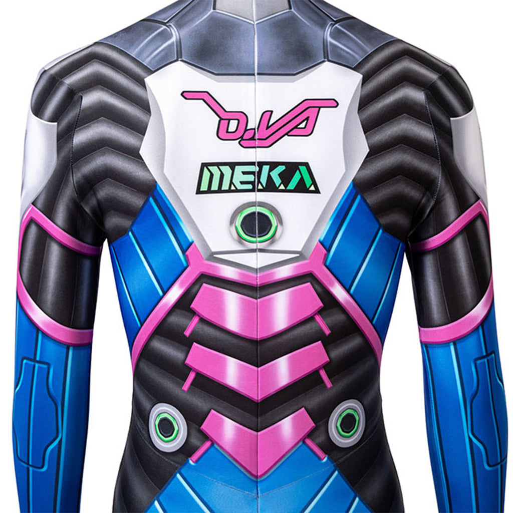 Overwatch D.Va Hana Song Cosplay Jumpsuit — Jumpsuit Only