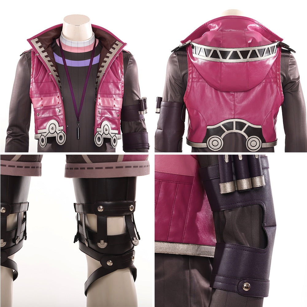 Xenoblade Chronicles: Definitive Edition Shulk Purple Cosplay Costume