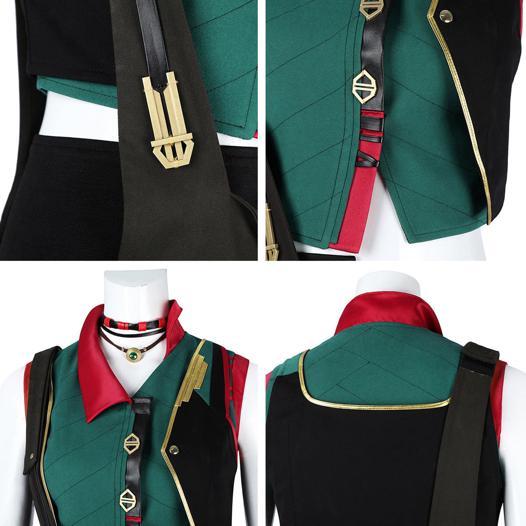 Arcane Season 2 League of Legends LOL Universe Jinx Powder Premium Edition Cosplay Costume