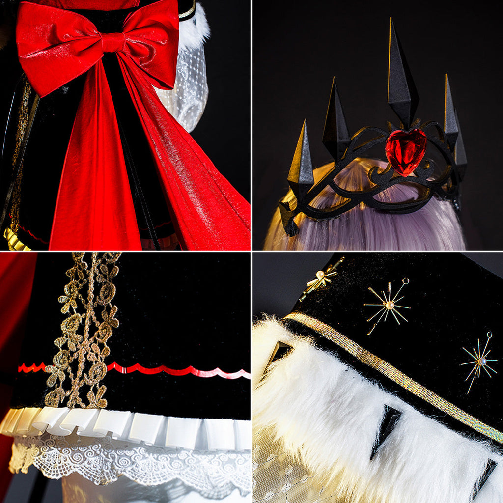 Path to Nowhere Queen of Hearts Hella Cosplay Costume