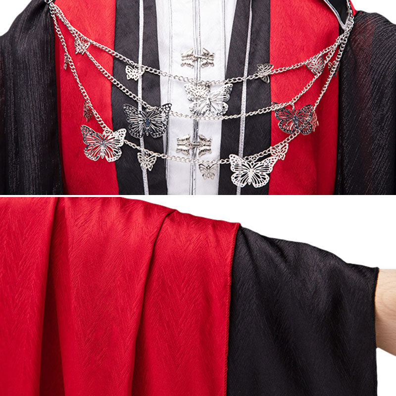 Tian Guan Ci Fu Heaven Official's Blessing Comic Hua Cheng Crimson Rain Sought Flower Cosplay Costume