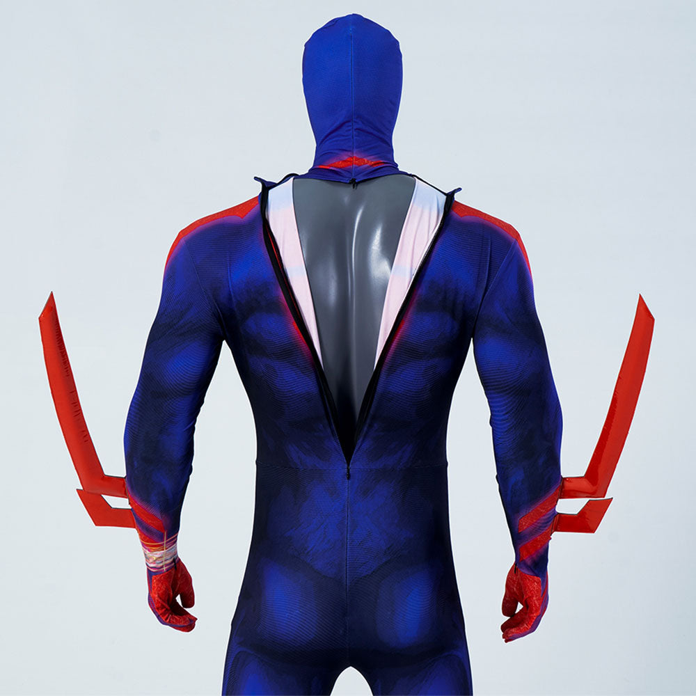 Spider-Verse Miguel O'Hara Spider-Man 2099 Cosplay Costume