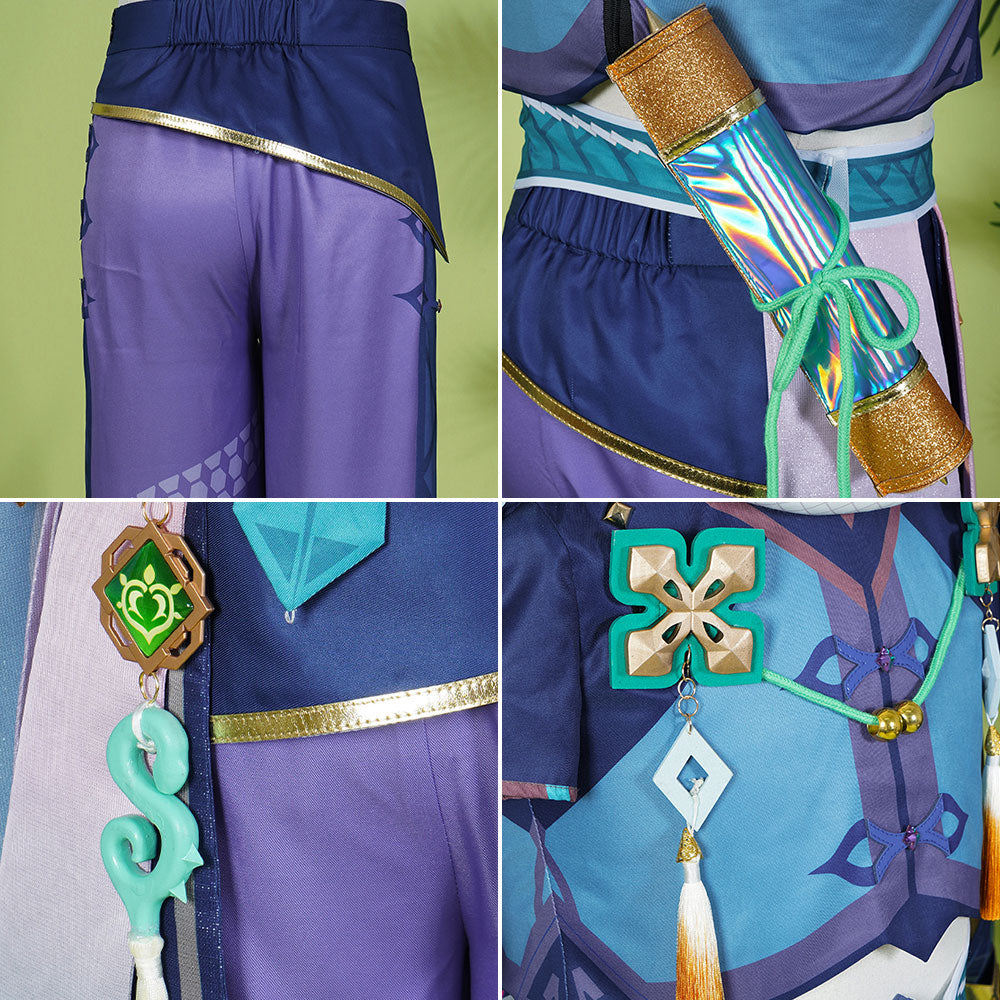 Genshin Impact Baizhu Cosplay Costume