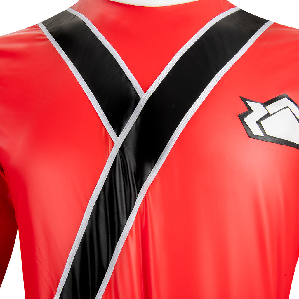 Power Rangers Samurai Red Samurai Ranger Cosplay Costume