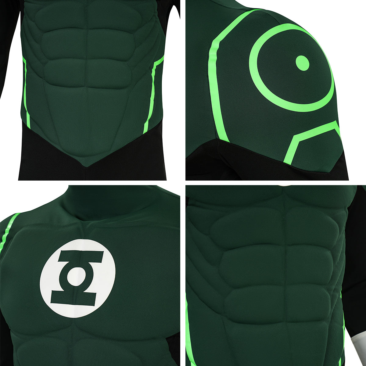 Green Lantern Hal Jordan Cosplay Costume - No Boots