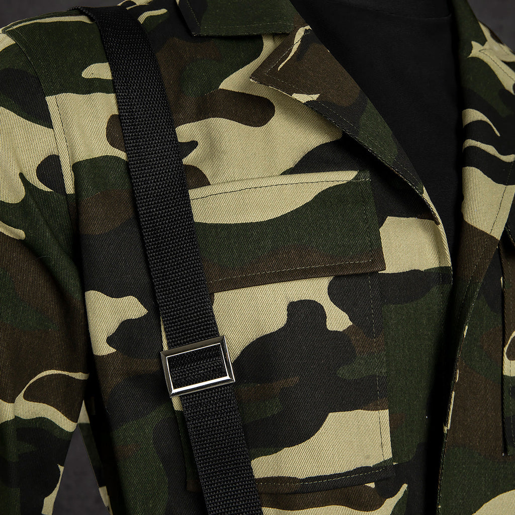 Metal Gear Solid Delta: Snake Eater Big Boss Naked Snake Military Camouflage Uniforms Cosplay Costume