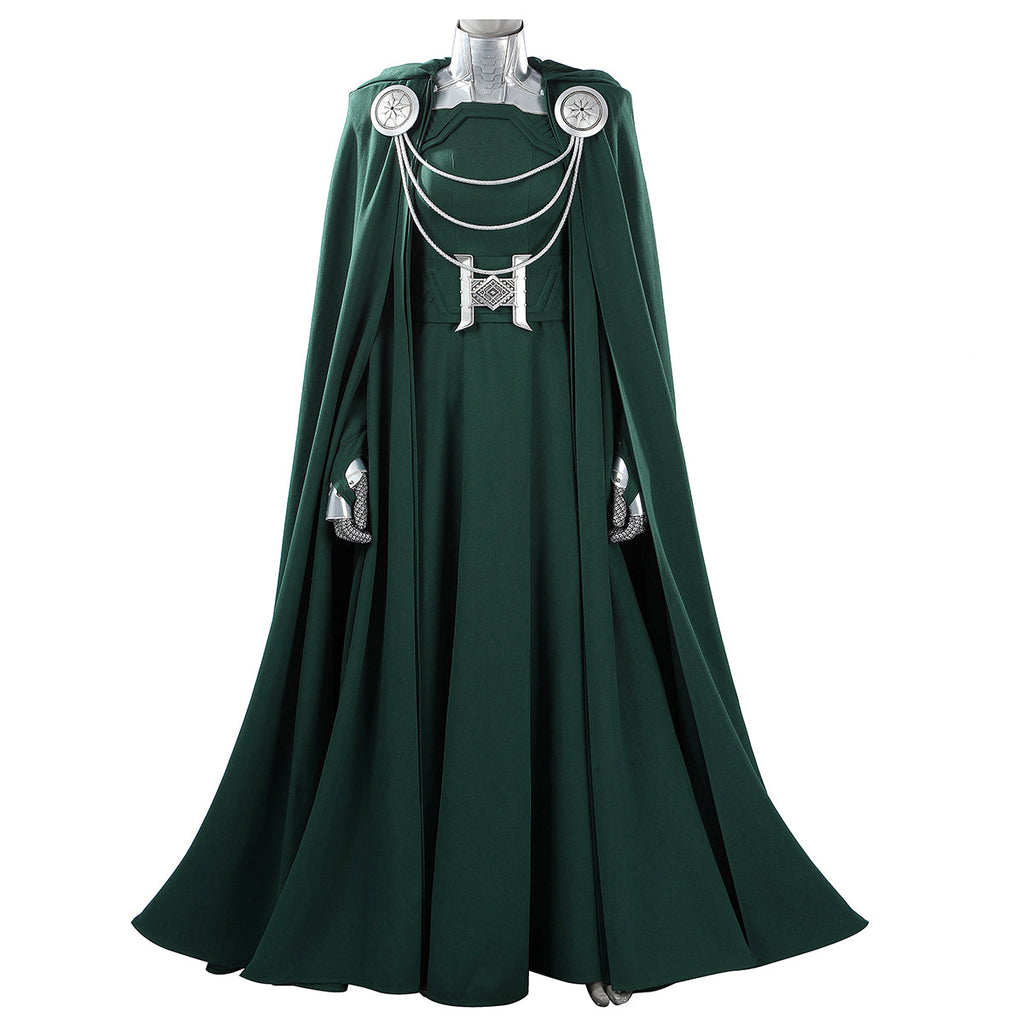 Avengers: Doomsday Latverian Witch Green Cosplay Costume