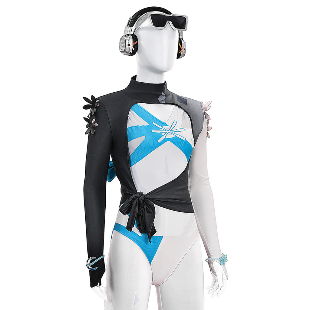 Marvel Rivals Luna Snow Cool Summer Cosplay Costume