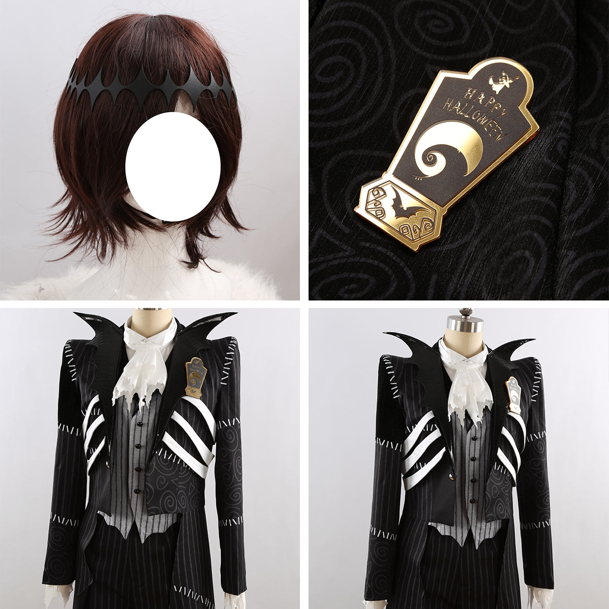 Twisted Wonderland Skully J. Graves Cosplay Costume