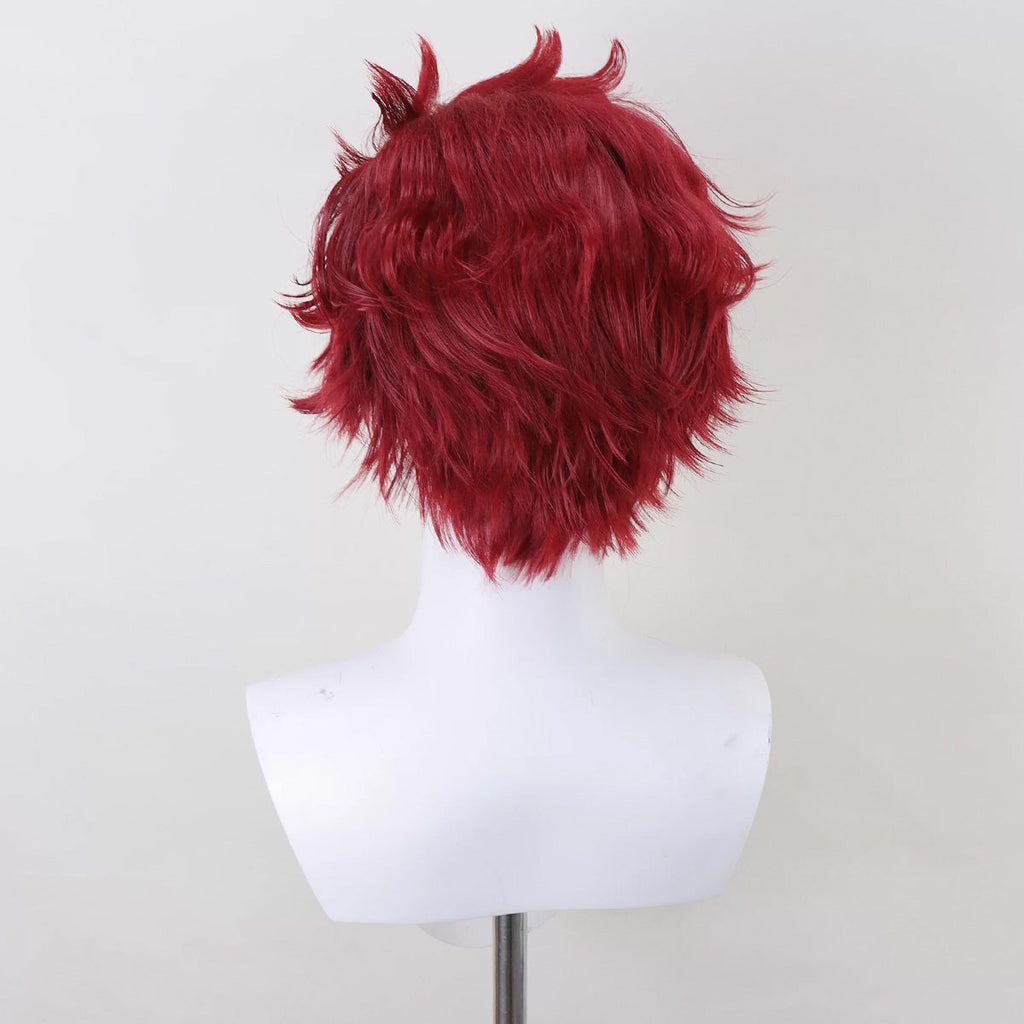 Marvel Rivals Gambit Red Cosplay Wig-No Headband