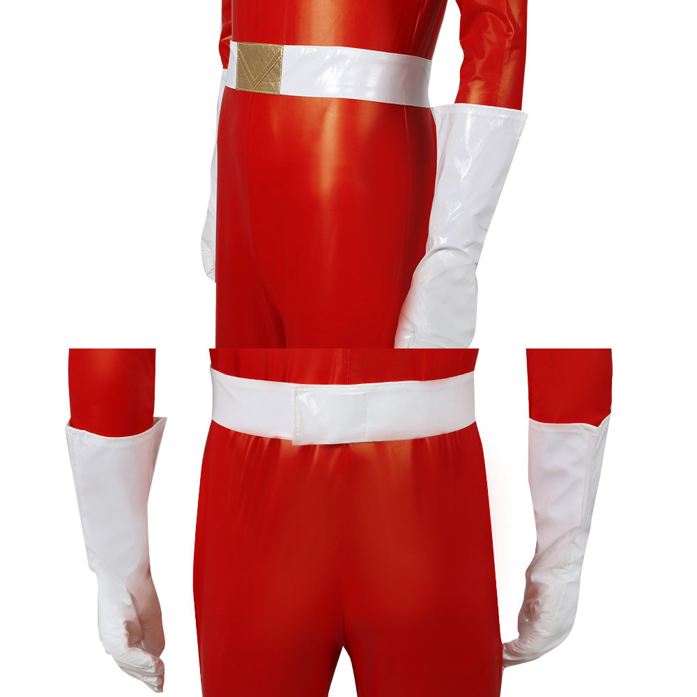 Power Rangers In Space Red Space Ranger Cosplay Costume