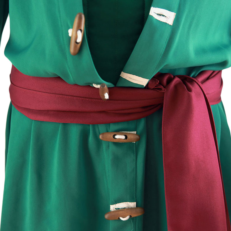 One Piece Roronoa Zoro Green Cosplay Costume