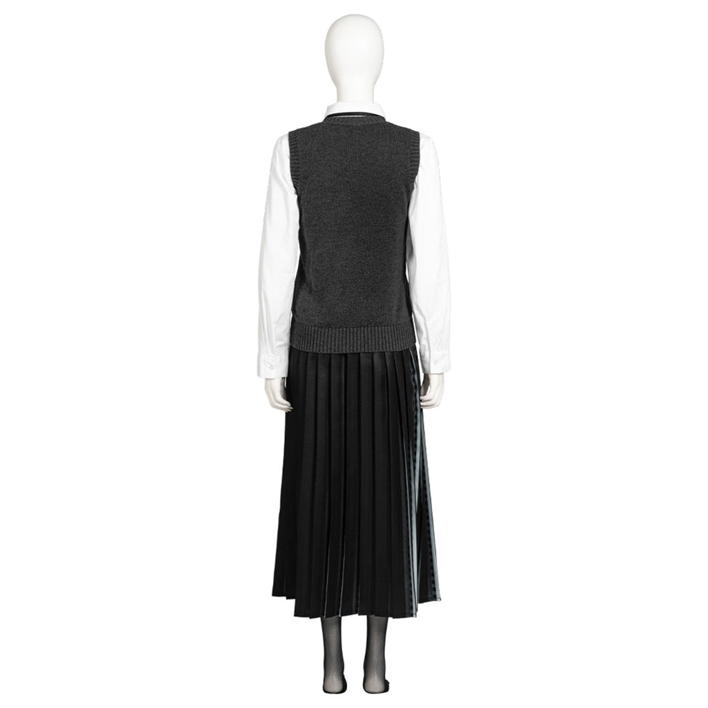 Wednesday Addams School Uniform Cosplay Costume