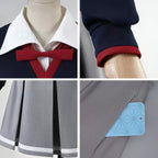 Fate/strange Fake Ayaka Sajyou Blue Cosplay Costume