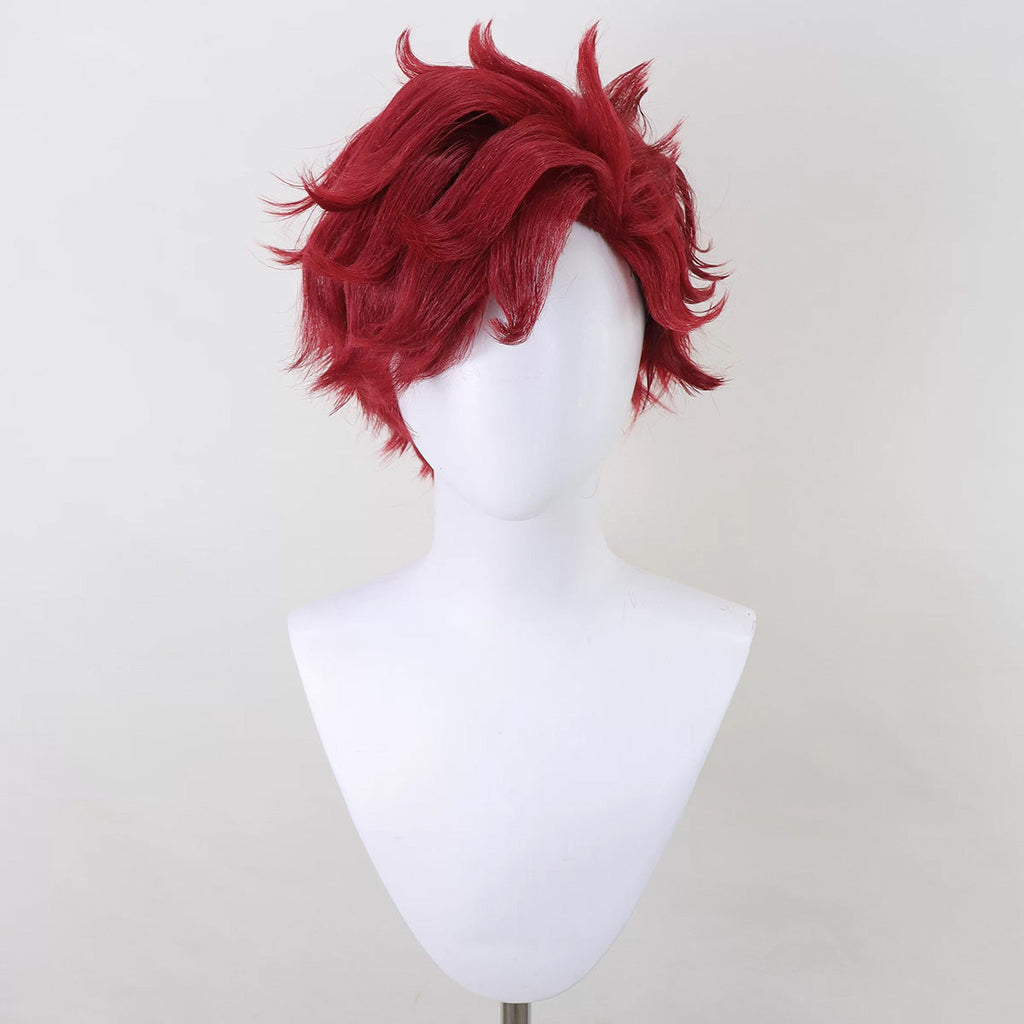 Marvel Rivals Gambit Red Cosplay Wig-No Headband