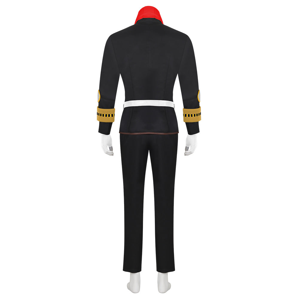 One Piece Germa 66 Sanji Vinsmoke Red Cosplay Costume