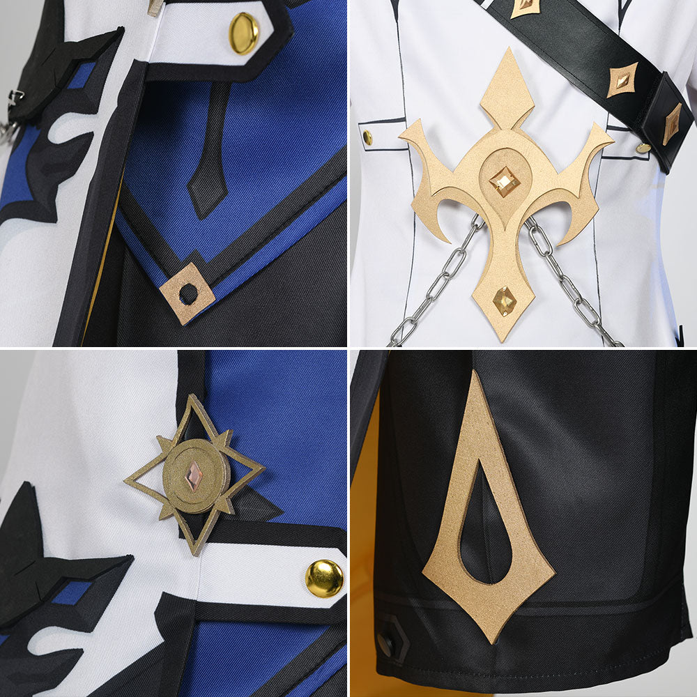 Genshin Impact Albedo Halloween Cosplay Costume