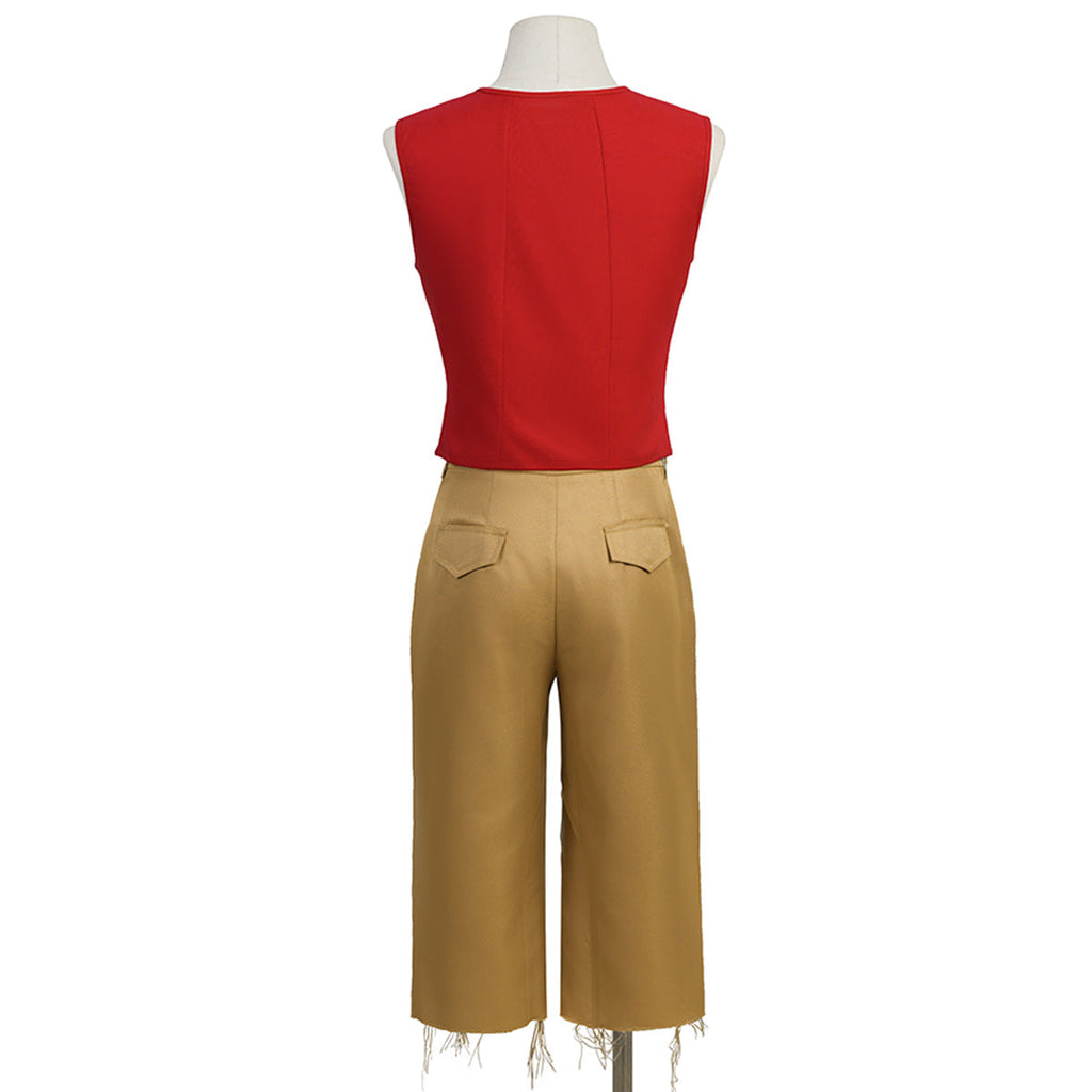 One Piece Live Action Season 2 Luffy Costume with Straw Hat