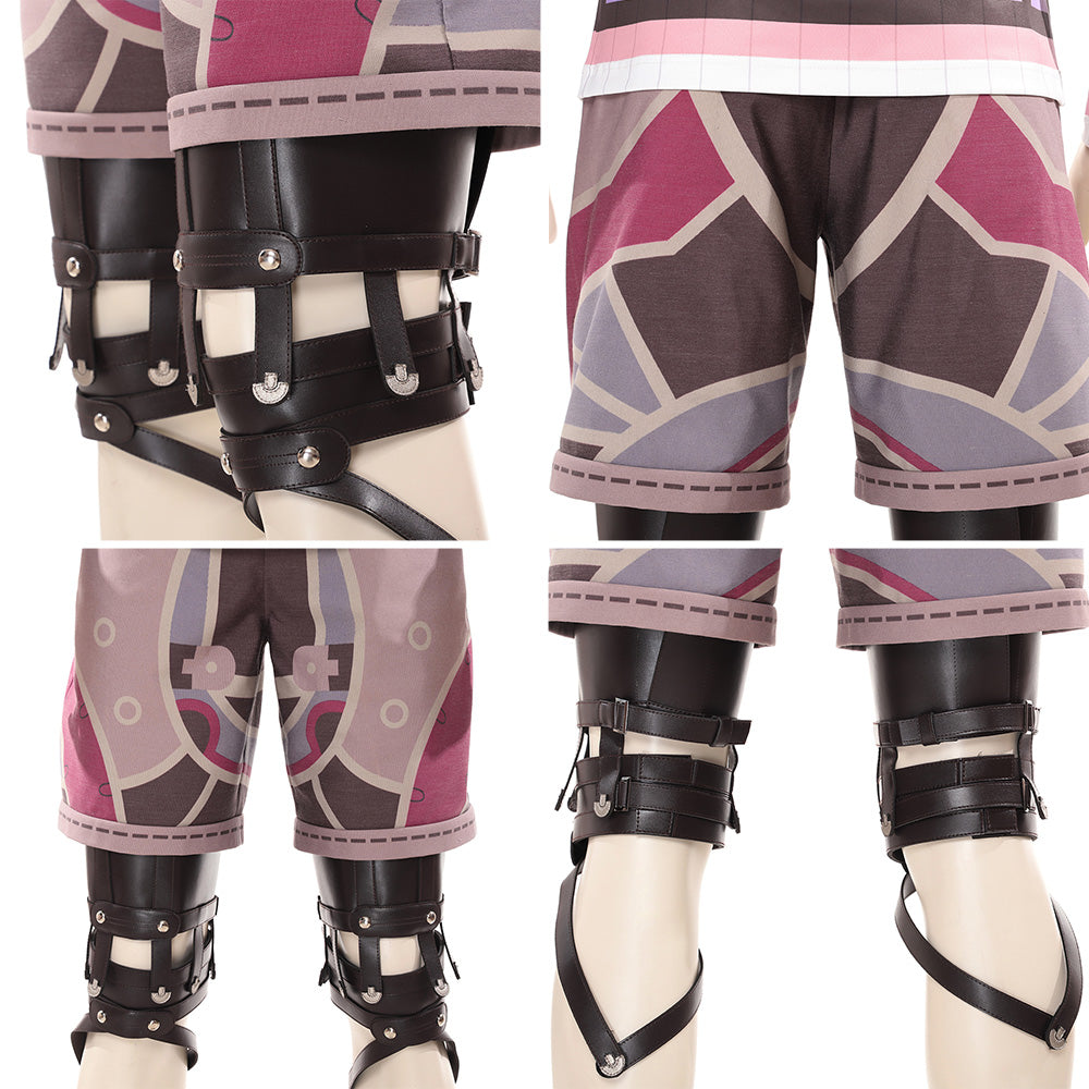 Xenoblade Chronicles: Definitive Edition Shulk Purple Cosplay Costume