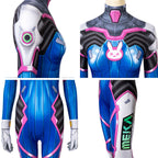 Overwatch D.Va Hana Song Cosplay Jumpsuit — Jumpsuit Only