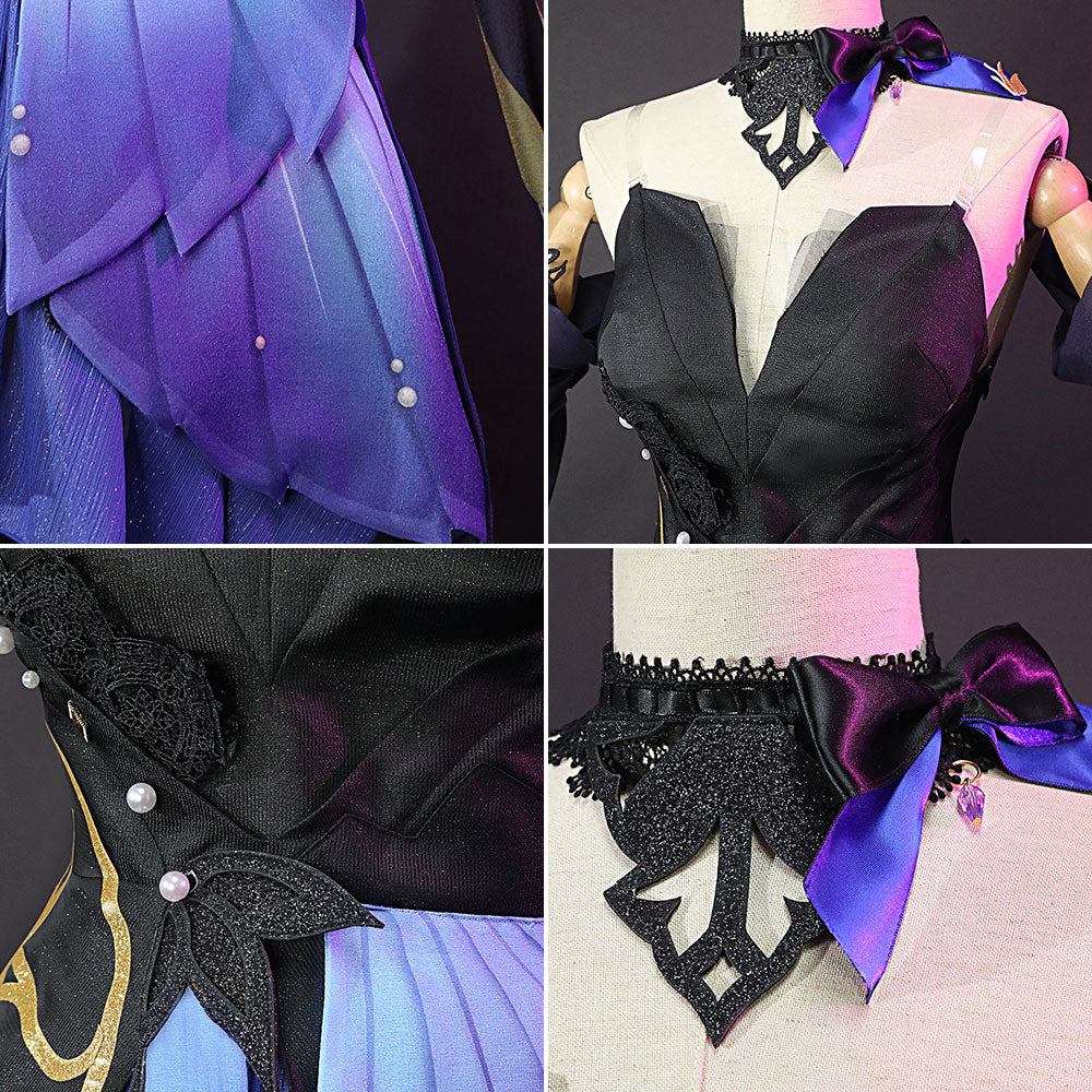 Genshin Impact Keqing Opulent Splendor Cosplay Costume