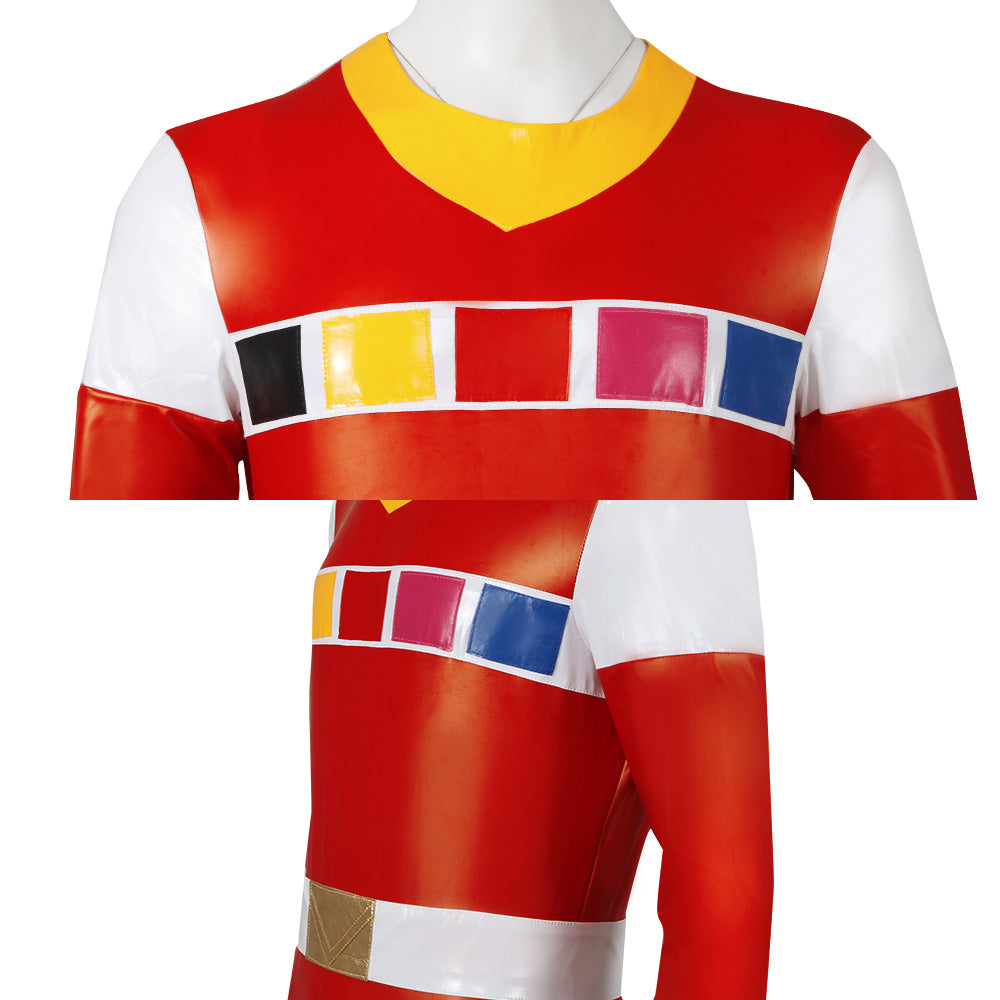 Power Rangers In Space Red Space Ranger Cosplay Costume