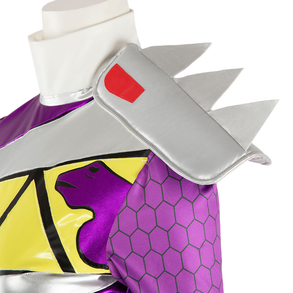 Power Rangers Dino Charge Dino Charge Purple Ranger Cosplay Costume