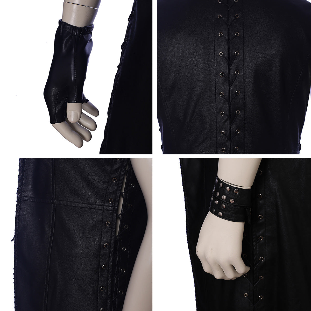 Devil May Cry 5 V Black Sleeveless Cosplay Costume
