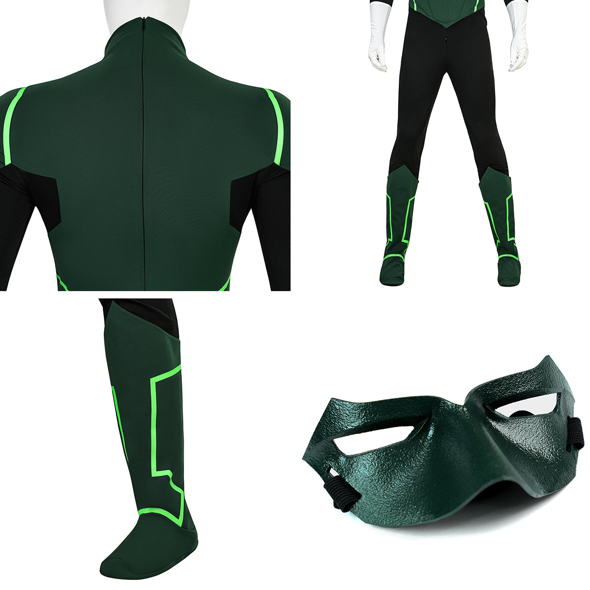 Green Lantern Hal Jordan Cosplay Costume - No Boots