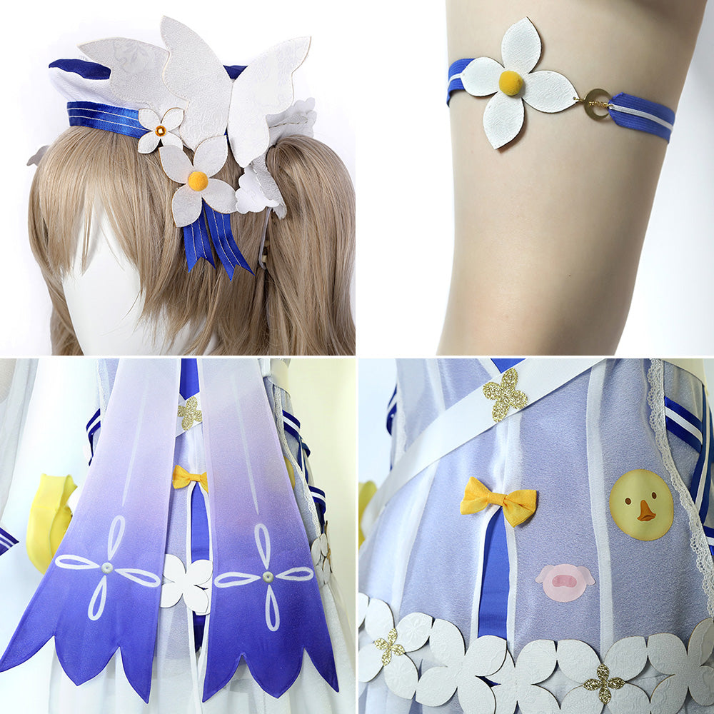 Genshin Impact Barbara Summertime Sparkle Cosplay Costume