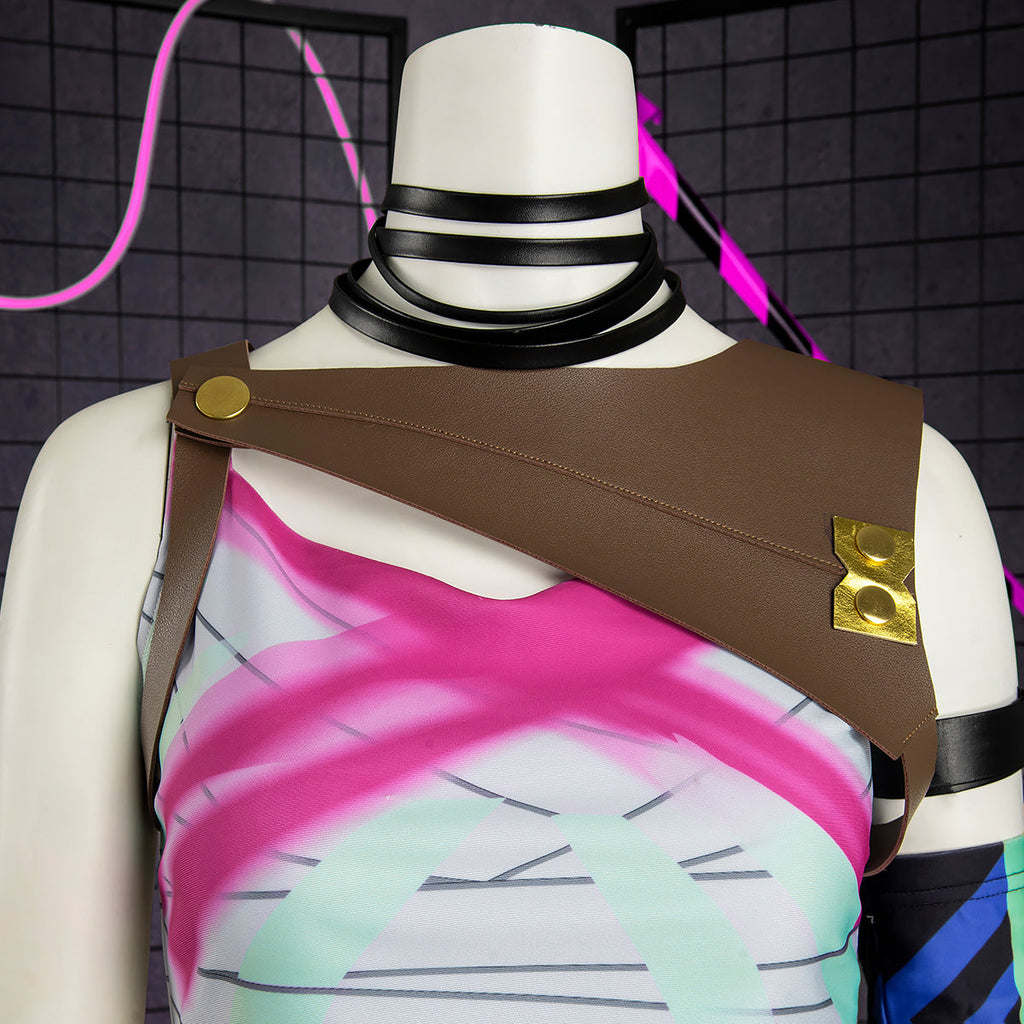 Arcane Season 2 League of Legends LOL Jinx Cosplay Costume