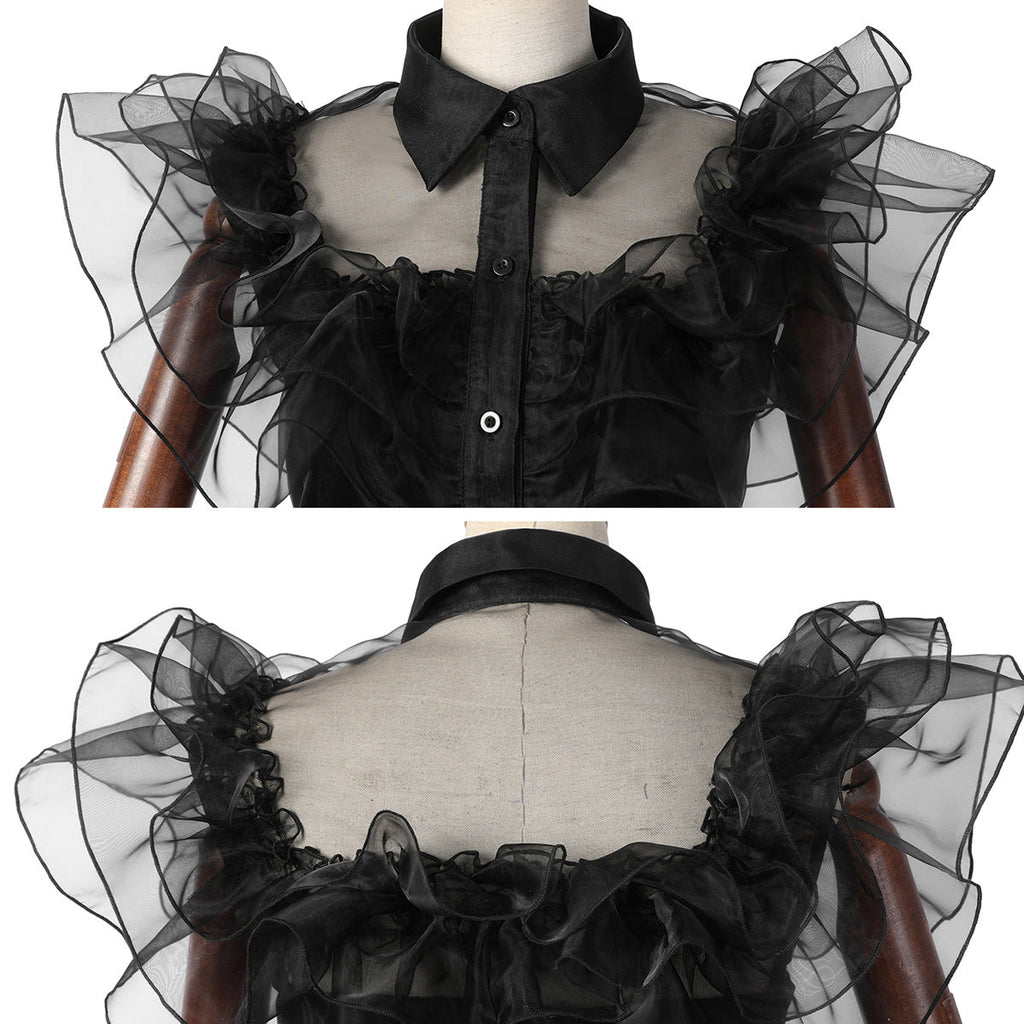 Wednesday Iconic Dance Scene Cosplay Costume