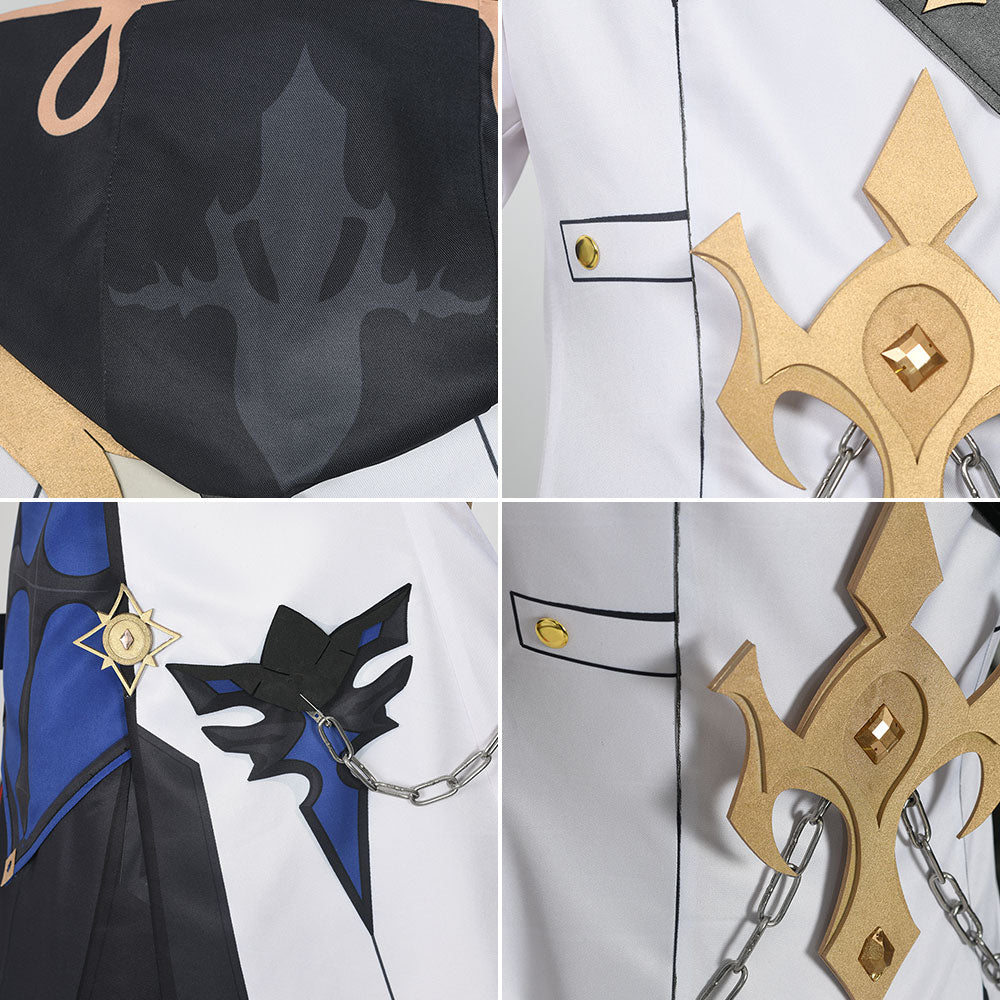 Genshin Impact Albedo Halloween Cosplay Costume