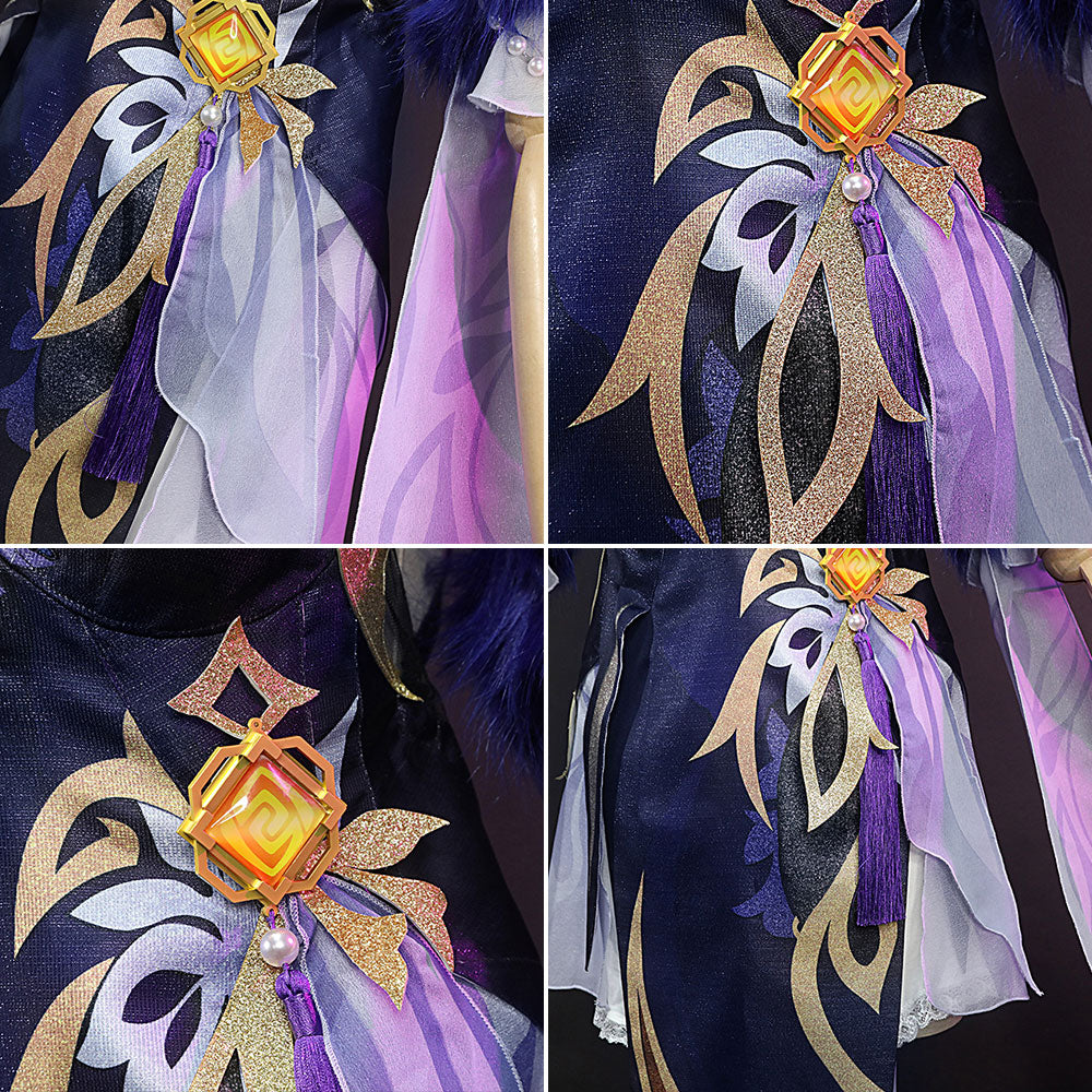 Genshin Impact Ningguang Orchid's Evening Gown Cosplay Costume
