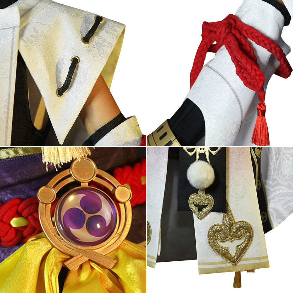 Genshin Impact Kujou Sara Cosplay Costume