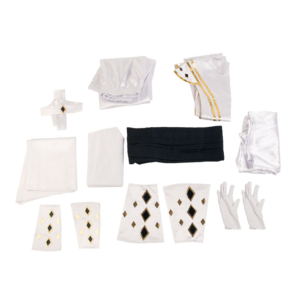 Power Rangers White Ninjetti Ranger White Ninja Ranger B Edition Cosplay Costume