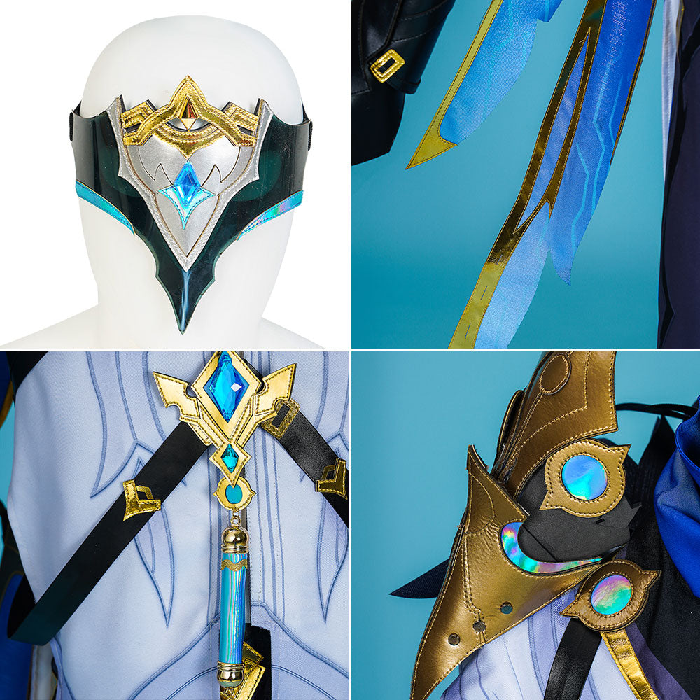 Genshin Impact Fatui Il The Doctor Cosplay Costume