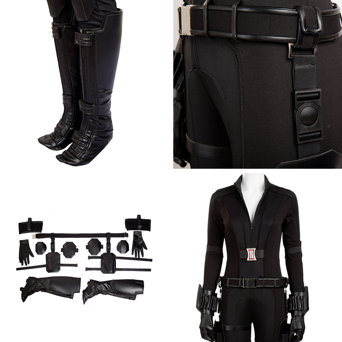 Captain America: The Winter Soldier Black Widow Cosplay Costume
