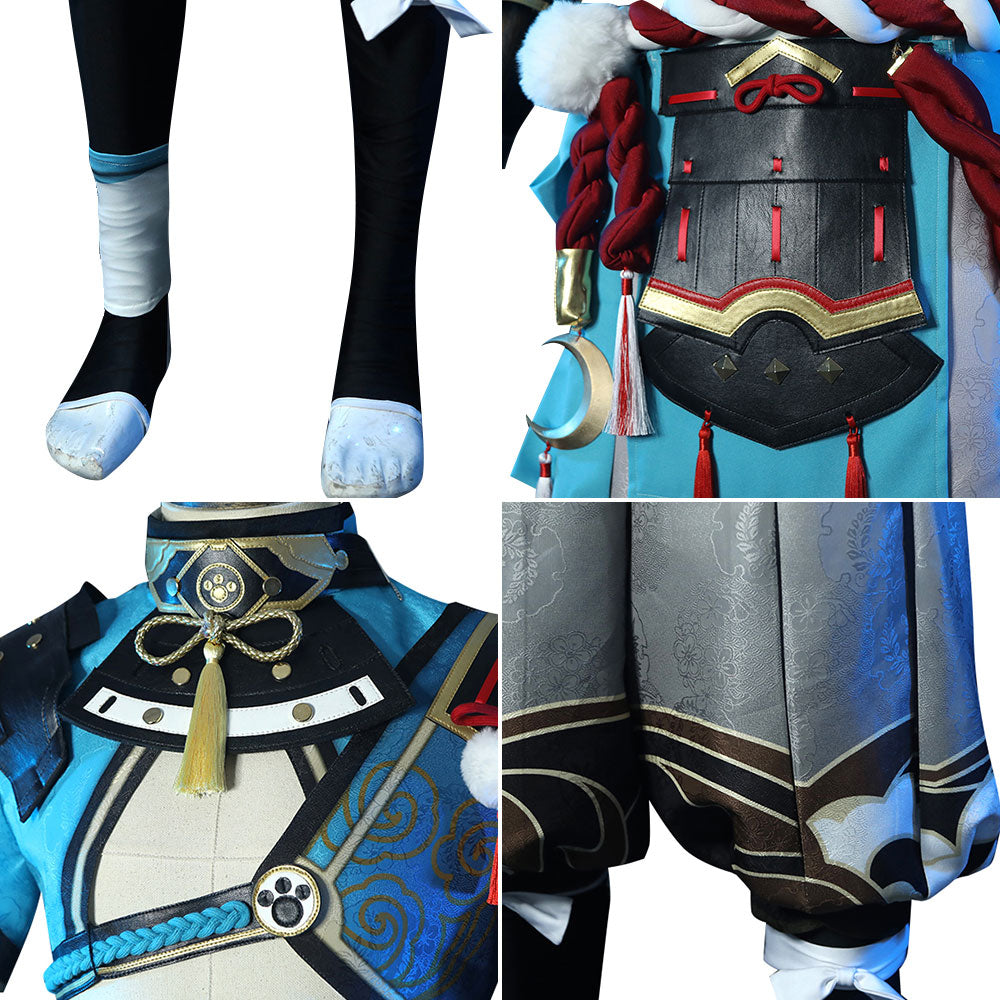 Genshin Impact Gorou-Render Premium Edtion Cosplay Costume